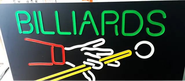 Reclamă luminoasă Billiards