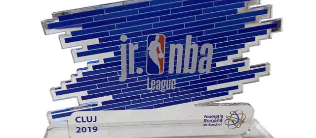 Trofeu Jr. NBA printat UV pe plexiglas